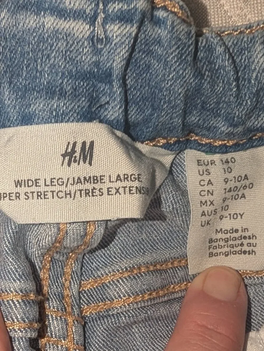 Wide-Leg Girls Jeans Bundle👖GAP + H&M💙Girls Size 10🖤